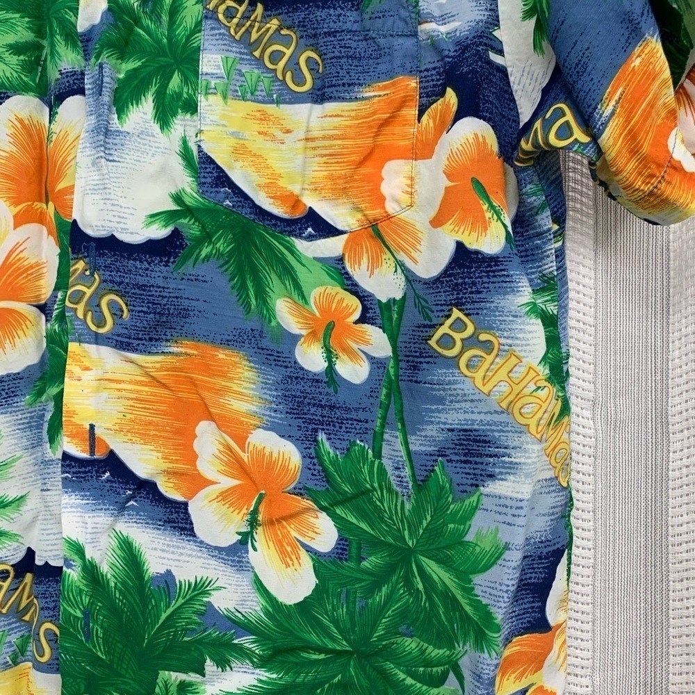 Tropical Fashions by Watanmal EUC Bahamas Shirt Size L - Picture 3 of 5